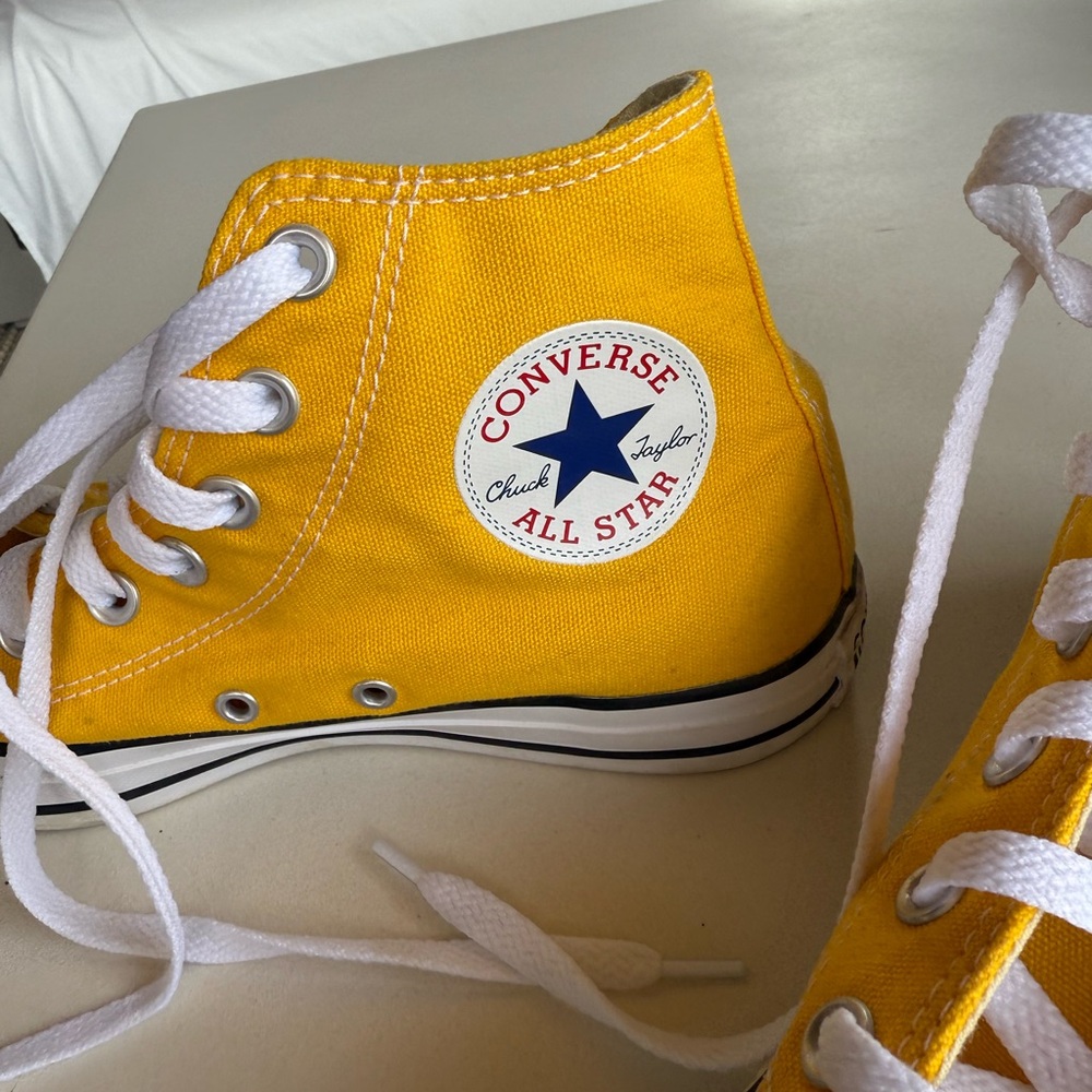 Converse Bright Yellow High-Tops